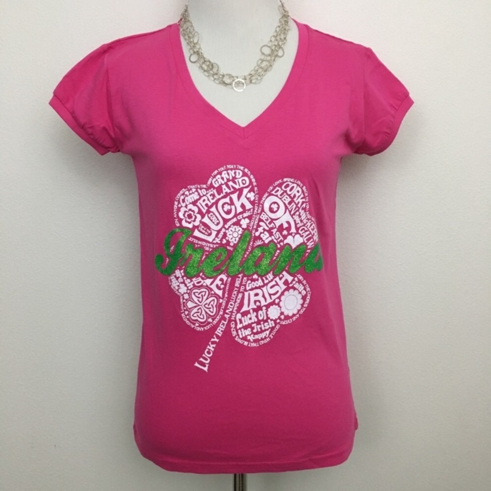 🔴 Ireland & Shamrock T-shirt